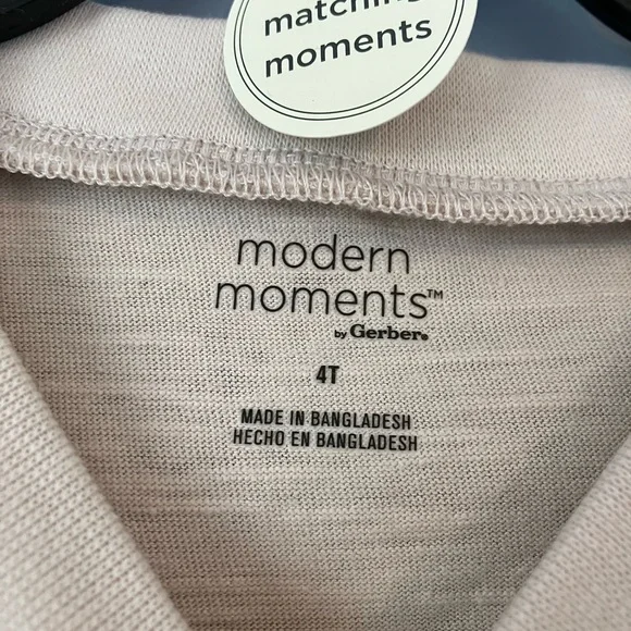 Boys 4T Set | Beige Horse Print Long Sleeve Top with Brown Pants - Picture 3 of 8